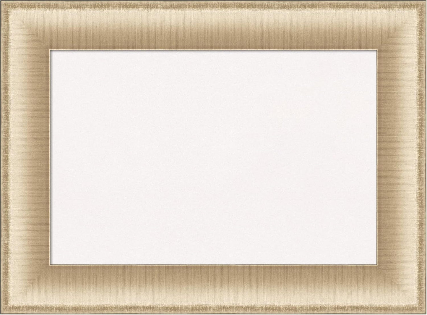 Amanti Art White Cork Board for Wall, 17x23 Vision Board with Gold Frame, Small Corkboard Office Decor for Home Organization, Casual Corkboard Pinboard to Display Items for Home Organization in