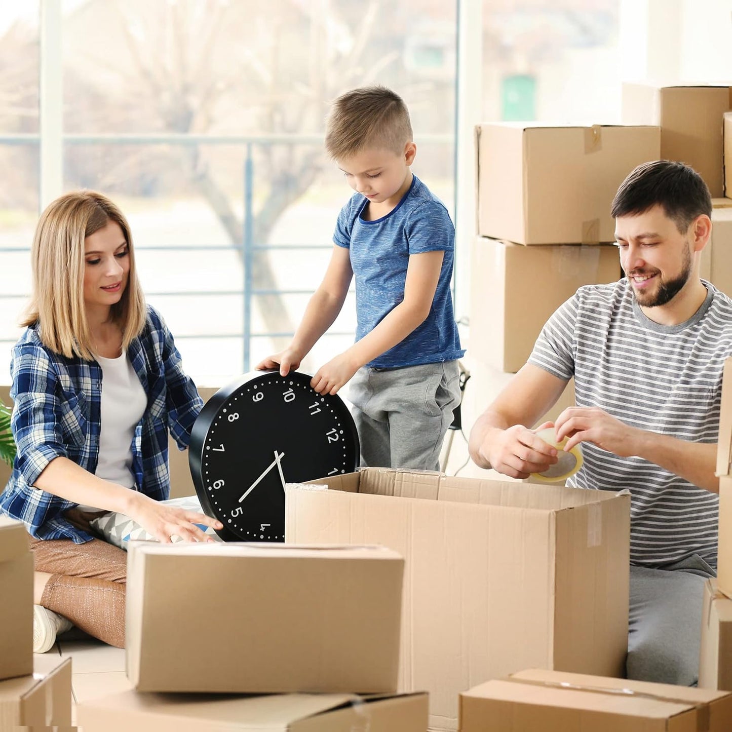 Sure-Max Premium Carton Packing Tape 1.8 mil 330 Feet (110 Yards) - Clear - 12 Rolls