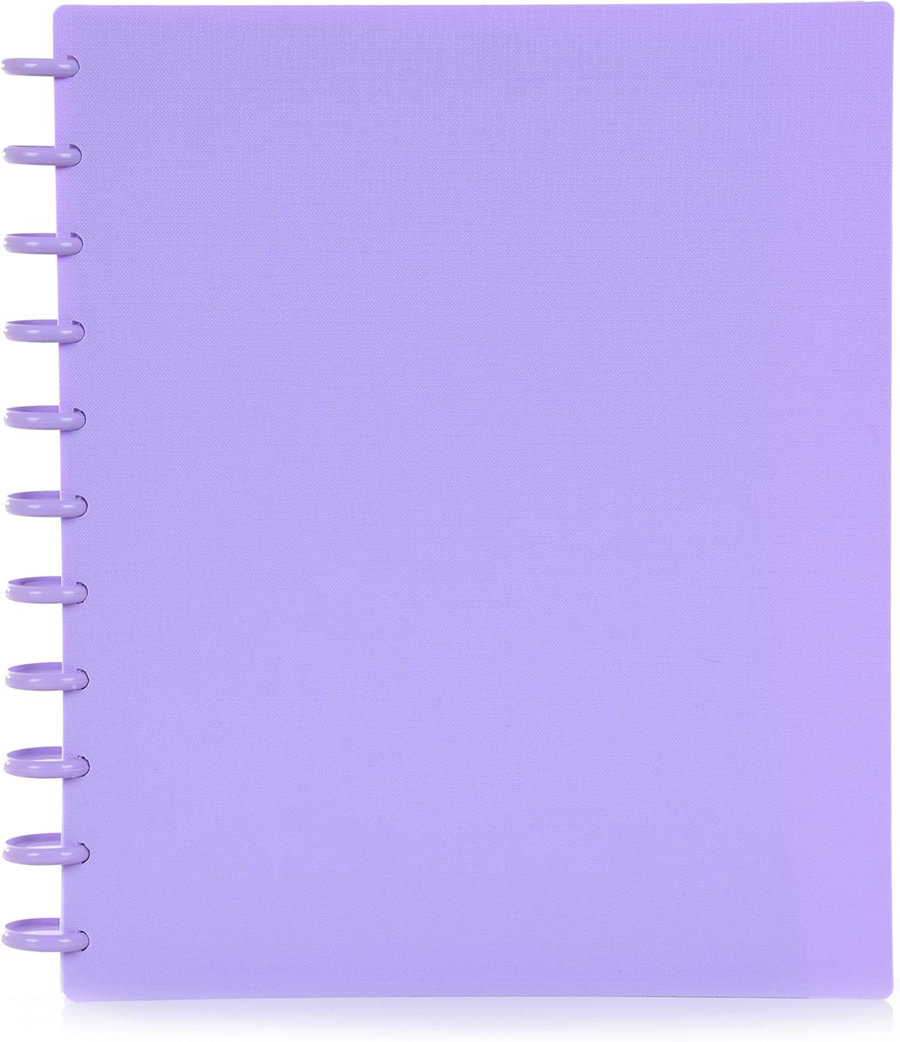 Talia Discbound Notebooks, Planner, Customizable, (Lavender w/Lavender Discs, Letter (8.5in x 11in))
