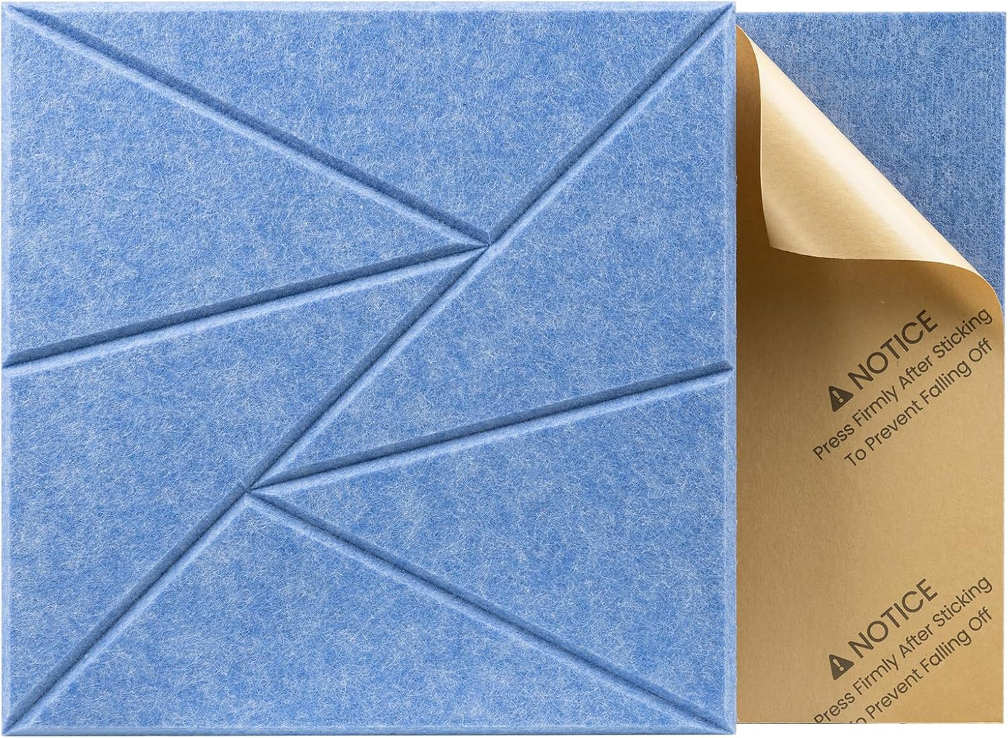 22 pack Acoustic Panels With Self-Adhesive, 12"X 12"X 0.4"Sound Proof Foam Panels, Sound Panels High Density, Soundproof Wall Panels for Home Studio Office Light Blue