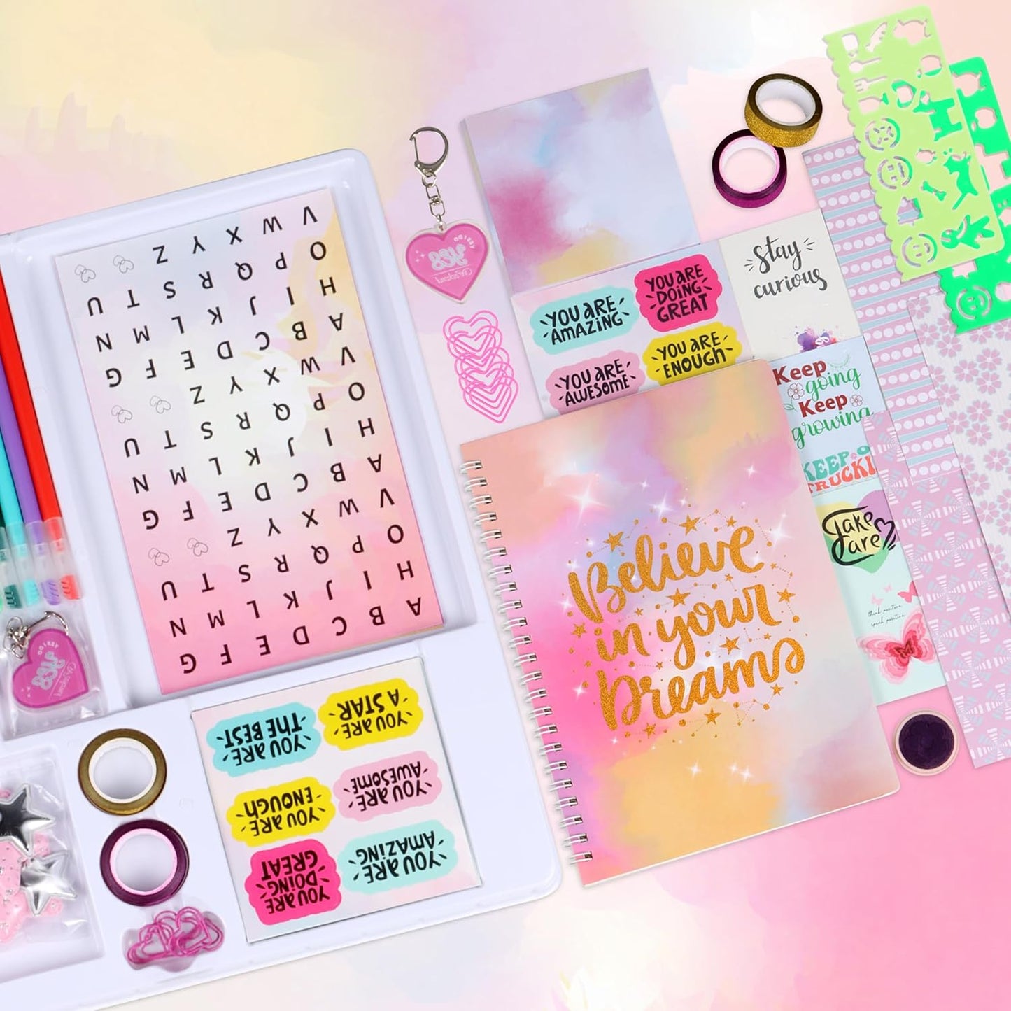 DIY Journal Kit for Girls,Toys for Ages 8-14 and Birthday Gifts for Girls