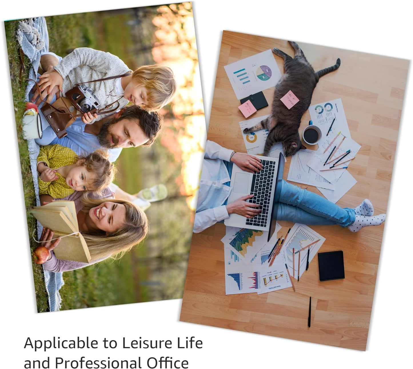 Amazon Basics Glossy Photo Paper for Inkjet Printing, 200g/m², 5 x 7 in, White, Pack of 100 Sheets