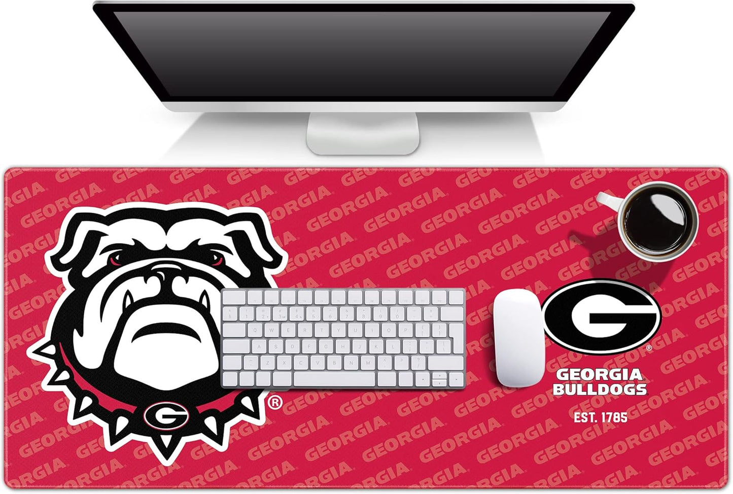 YouTheFan NCAA Georgia Bulldogs Logo Series Desk Pad