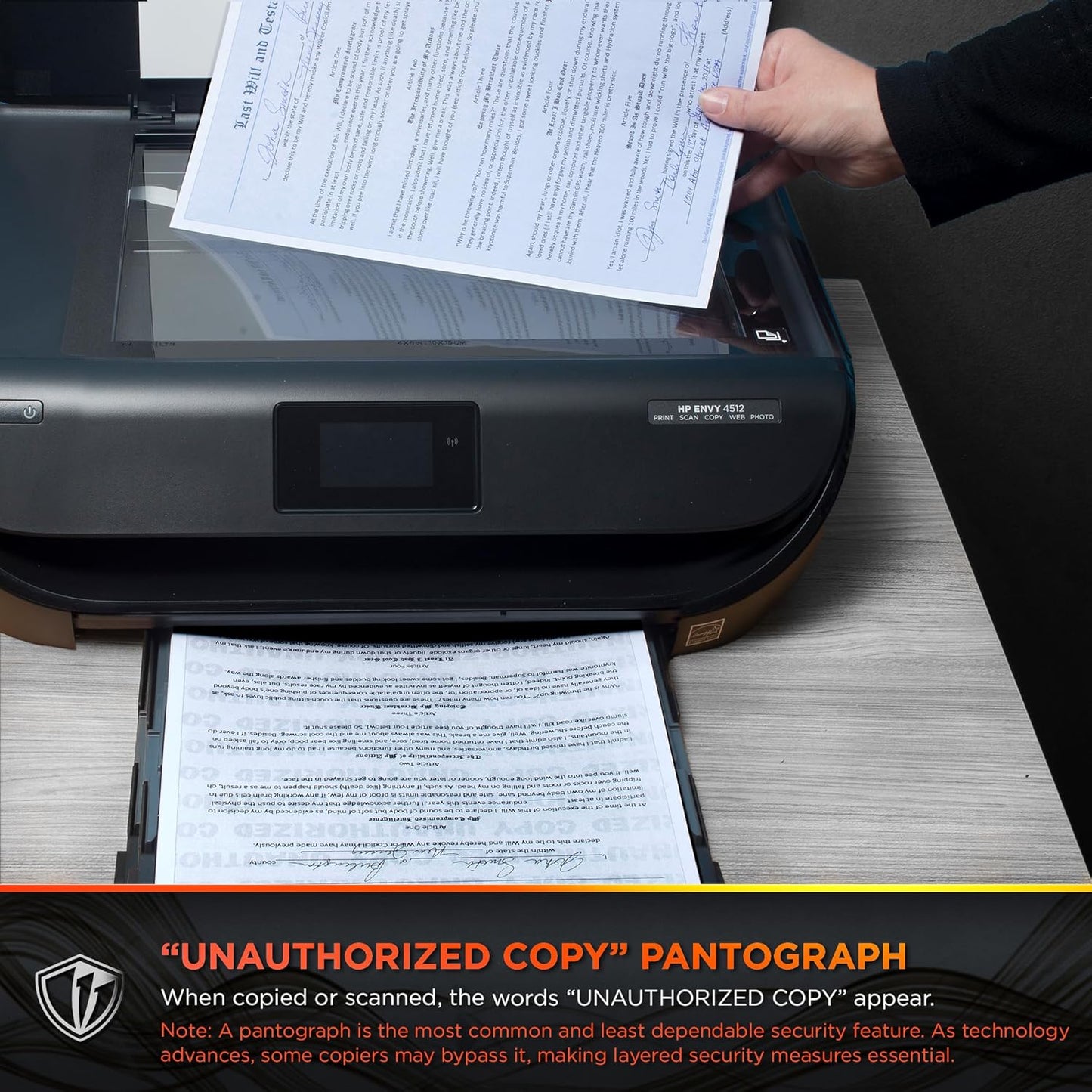 DocuGard Advanced Blue Multi-Purpose Security Paper, 7 Features, 8.5 x 11 Inches, 24 lb, 2500 Sheets (04546C)