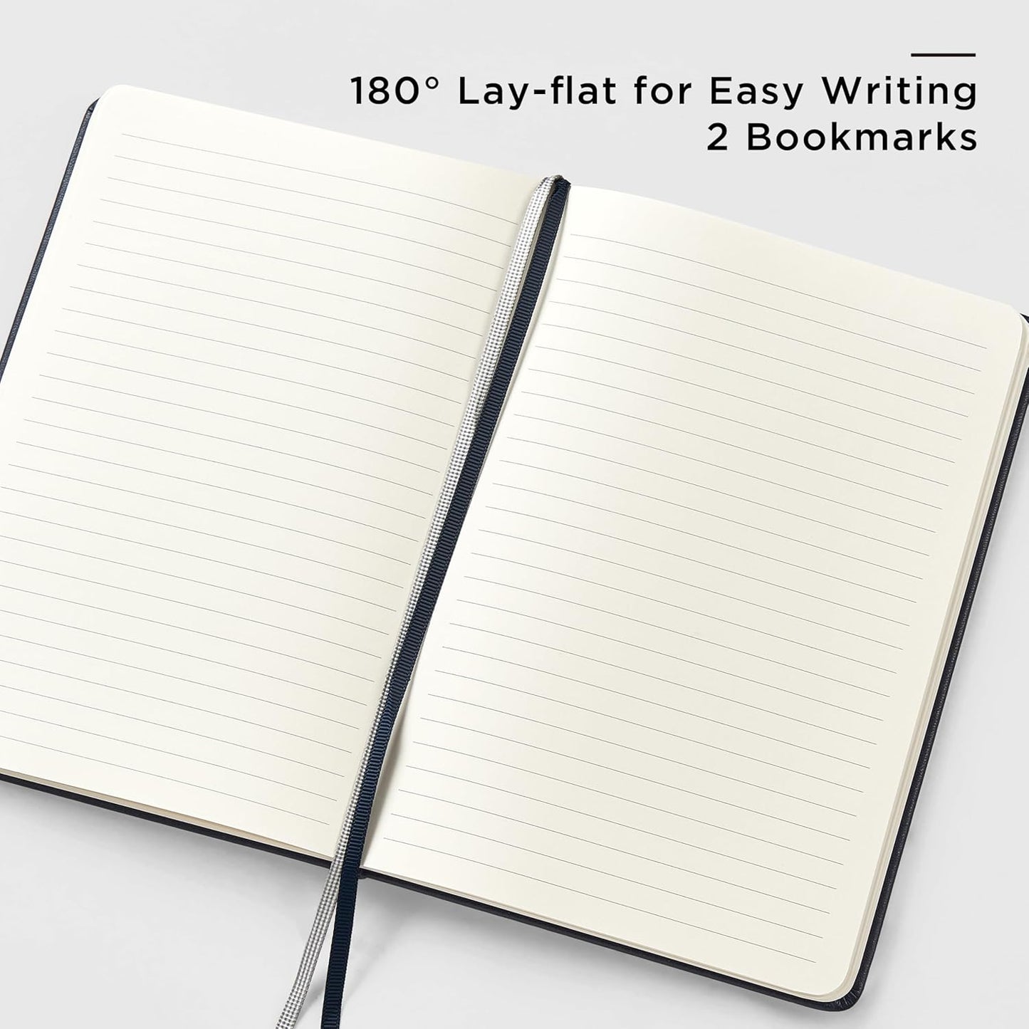 A5 Lined Leather Journal and Pen Set, Hardcover Notebook with Pen, 160 Pages 100gsm Thick Ruled Paper for for Women Men Work Business School or Home Writing, 5.7'' x 8'' (Royal Blue)