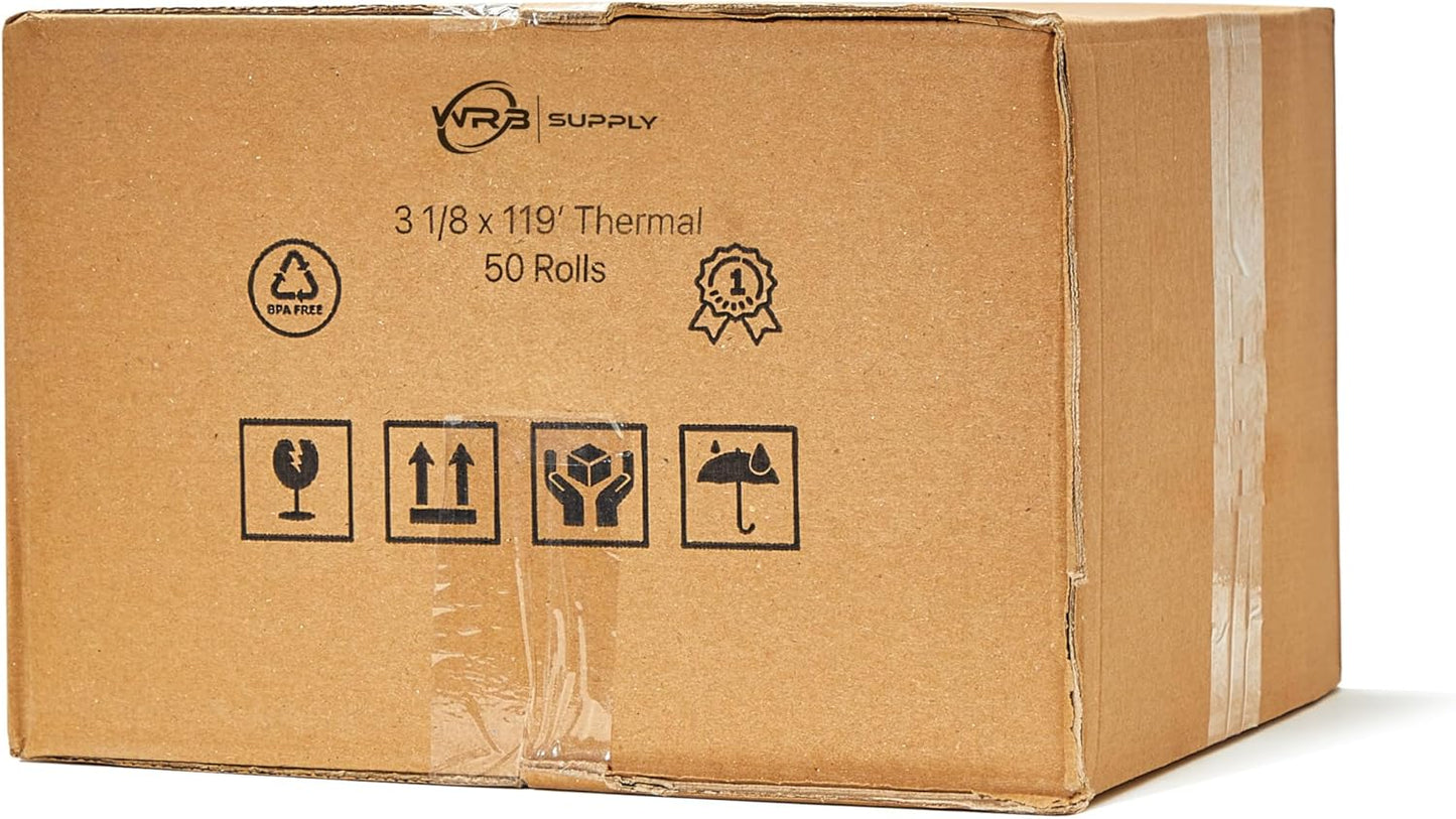 Thermal Paper Rolls 3-1/8 X 119 50 Rolls For Star Micronics SM-T300 SM T300i