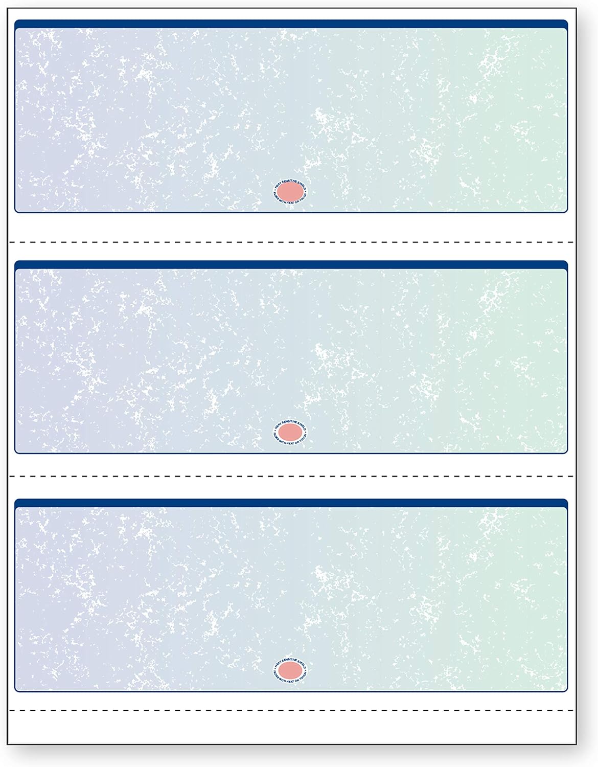 DocuGard Premier Prismatic Check, 13 Features, 8.5 X 11, Blue/Green Prismatic, 500/ream
