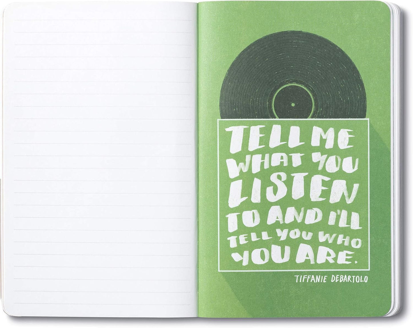 Compendium Softcover Journal - Let Your Music Play – A Write Now Journal with 128 Lined Pages, 5″W x 8″H