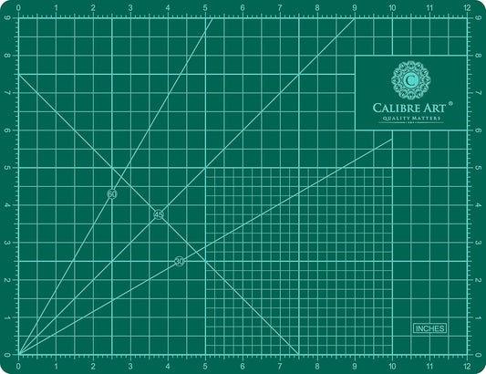 Self Healing Rotary Cutting Mat, Full 9x12, Best for Quilting Sewing | Warp-Proof & Odorless (Not From China)