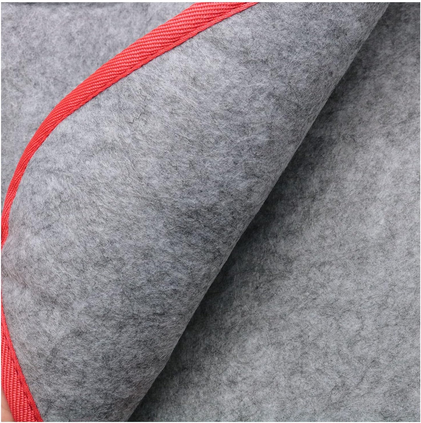 Ruiwaer Chinese Calligraphy Drawing Felt Mat, Sumi Xuan Paper Painting Felt Desk Pad for Practice Calligraphy Traditional Chinese Painting (50 x 70 cm), Grey