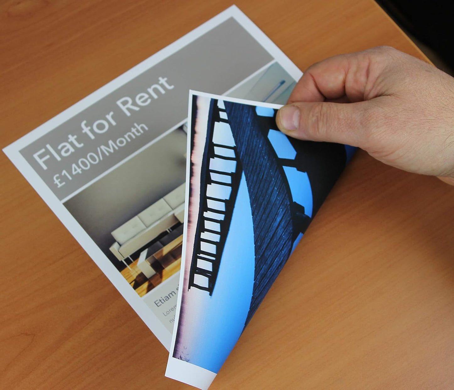 PPD Double Sided Photo Paper, Matte Brochure Paper 12 x 12 for Inkjet Printer, 210 gsm, 9 mil for Magazine, Flyer, Presentation, Program, Instant Dry & Water Resistant (50 Sheets)