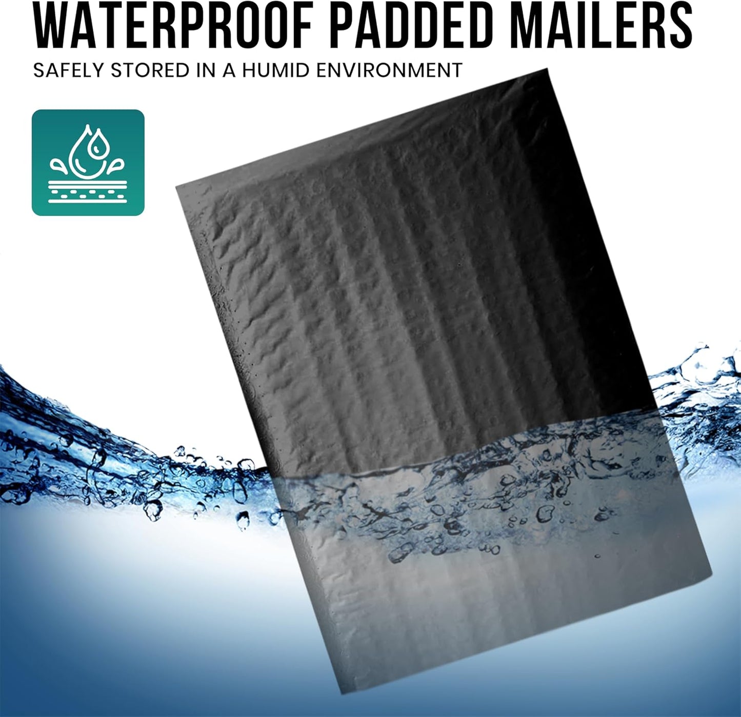 Levex - #000 4" x 8" [5 Pack] Blue Poly Bubble Mailers, Padded Envelope Mailers, Packing Envelope & Mailing Bags for Shipping