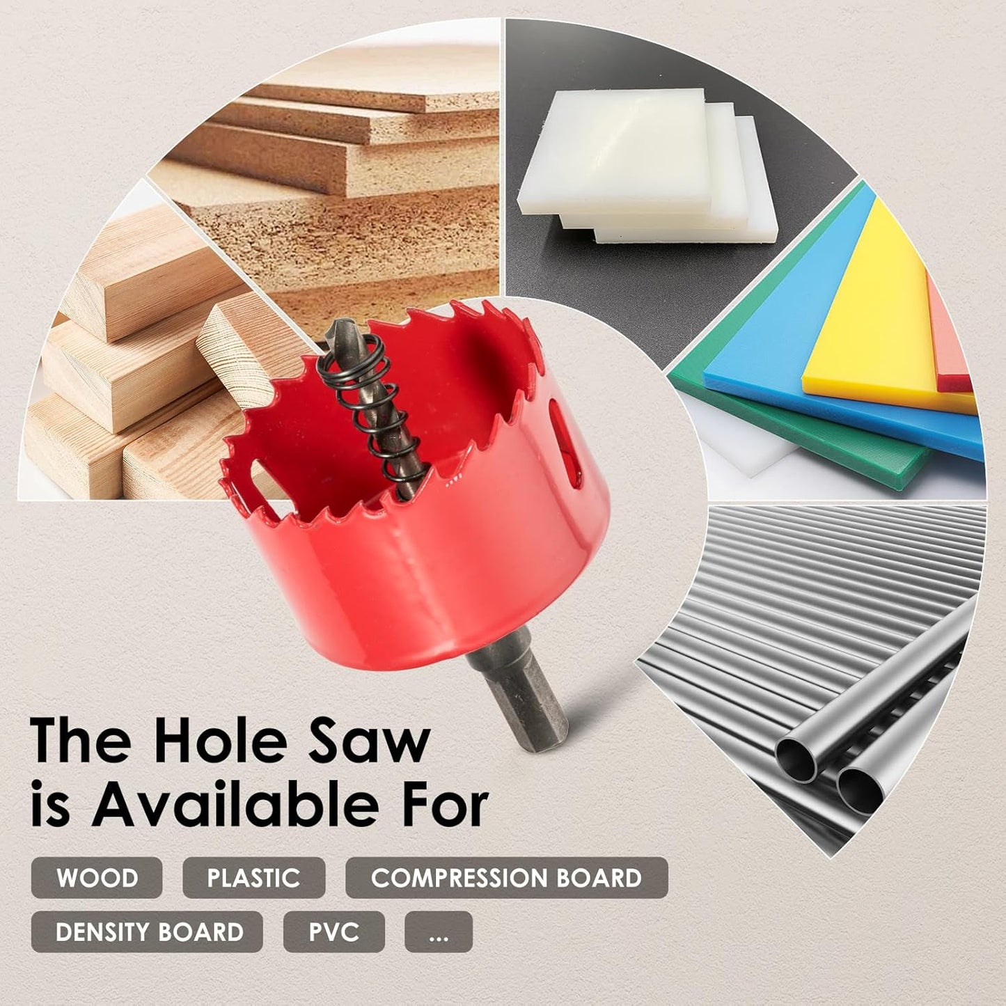 Desk Grommet 2 Inch (50 mm) 12 Pieces, Desk Hole Cover for Cables, Desk Wire Hole Insert, 2" Desk Hole Grommet, Cable Grommet, Desk Cord Hole Cover, Desk Cable Hole Cover with Hole Saw - White