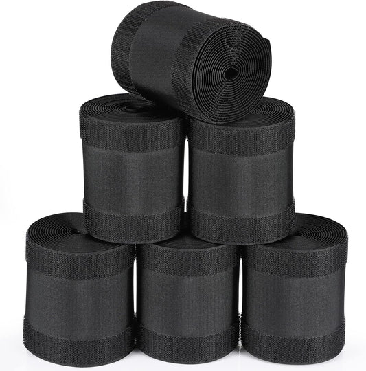 WILLBOND Carpet Cord Cover Cable Grip Floor Cover Cable Protector Management Only for Commercial Office Carpet(Black,59.06 ft)