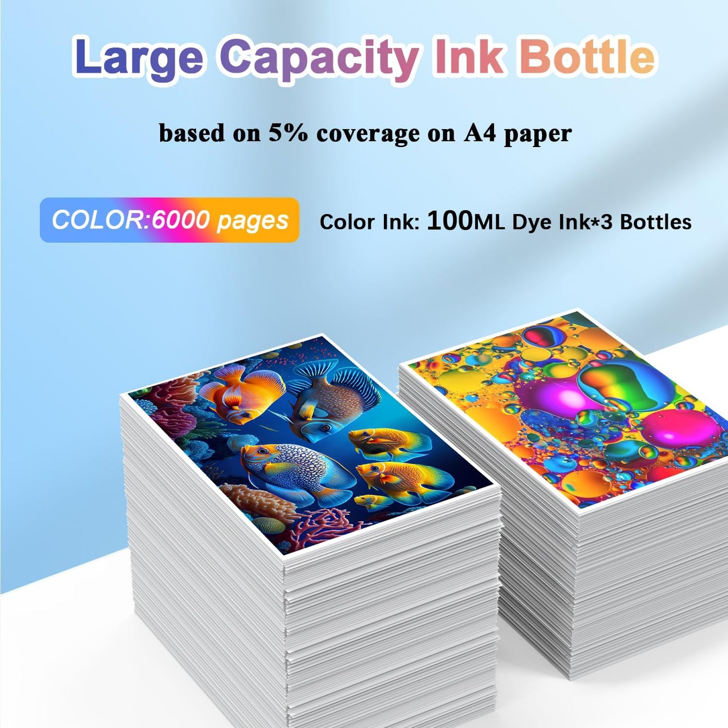 31 Refill Ink Bottles Replacement for H31 Ink Compatible with HP Smart Tank 7602 Ink Refill,Work for HP Smart Tank 5101 7001 7301 Ink Tank Printer
