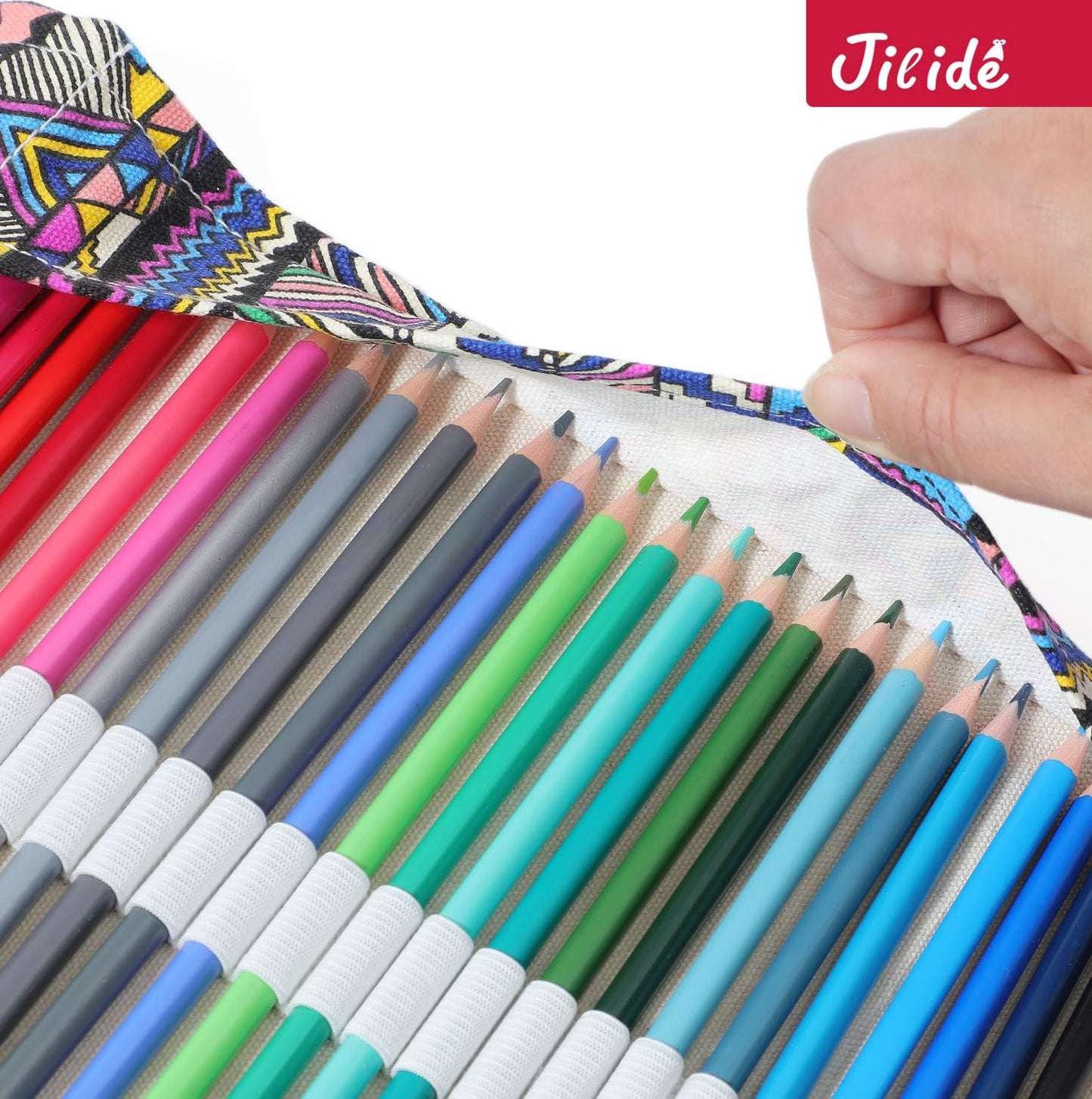 Erasable Colored Pencils Set for Adults and Kids 48 Count Coloring Pencils for Drawing, Sketching, Adult Coloring Books with Eraser, Sharpener, Canvas Pencil Roll Wrap Back to School Supplies