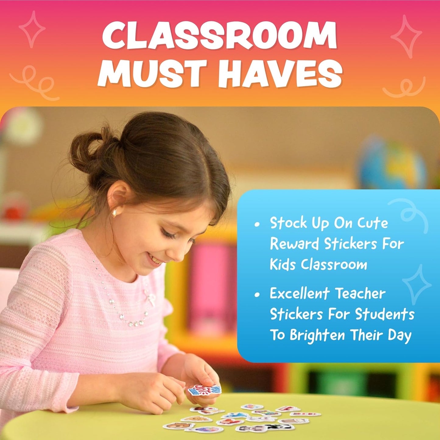 Cute Stickers for Kids - Kawaii Stickers for Kids Classroom Decor, Water Bottle & Teacher Rewards - 324pc Easy Peel Bulk Pack for Teens - Waterproof Vinyl Decals - Scrapbooking, Journaling, Notebook