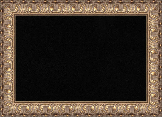 Amanti Art Black Cork Board for Wall, 15x21 Vision Board with Gold Wood Frame, Small Corkboard Office Decor for Home Organization, Traditional Corkboard Pinboard to Display Items for Home