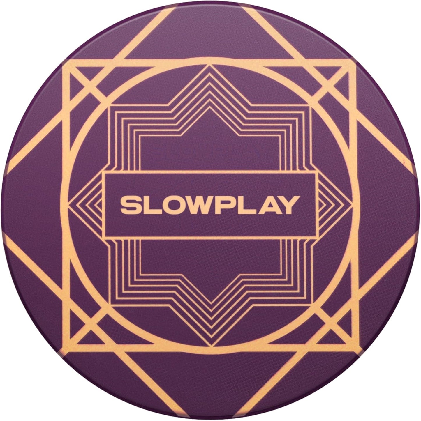 SLOWPLAY Nash Ceramic Poker Chips in Bulk, Casino Grade Ceramic 10-Gram Poker Chip for Texas Hold'em, 39mm Professional Chips Pack of 50 (Purple)