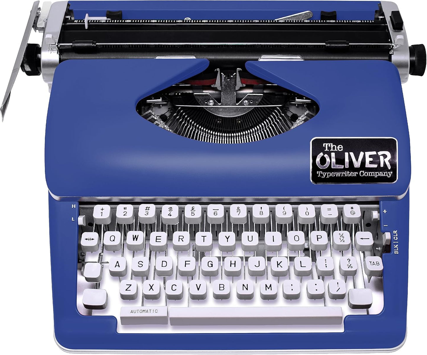 Timeless Manual Typewriter, Blue