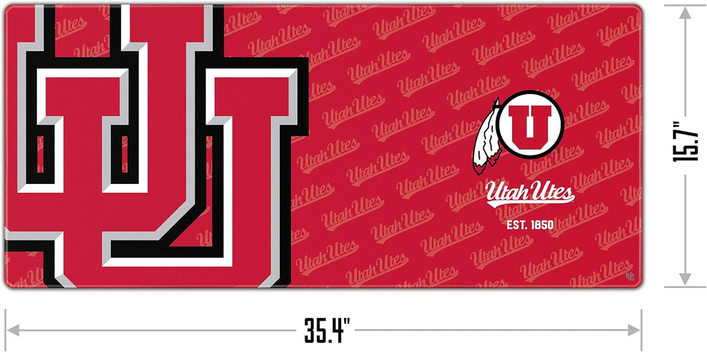 YouTheFan NCAA Utah Utes Logo Series Desk Pad