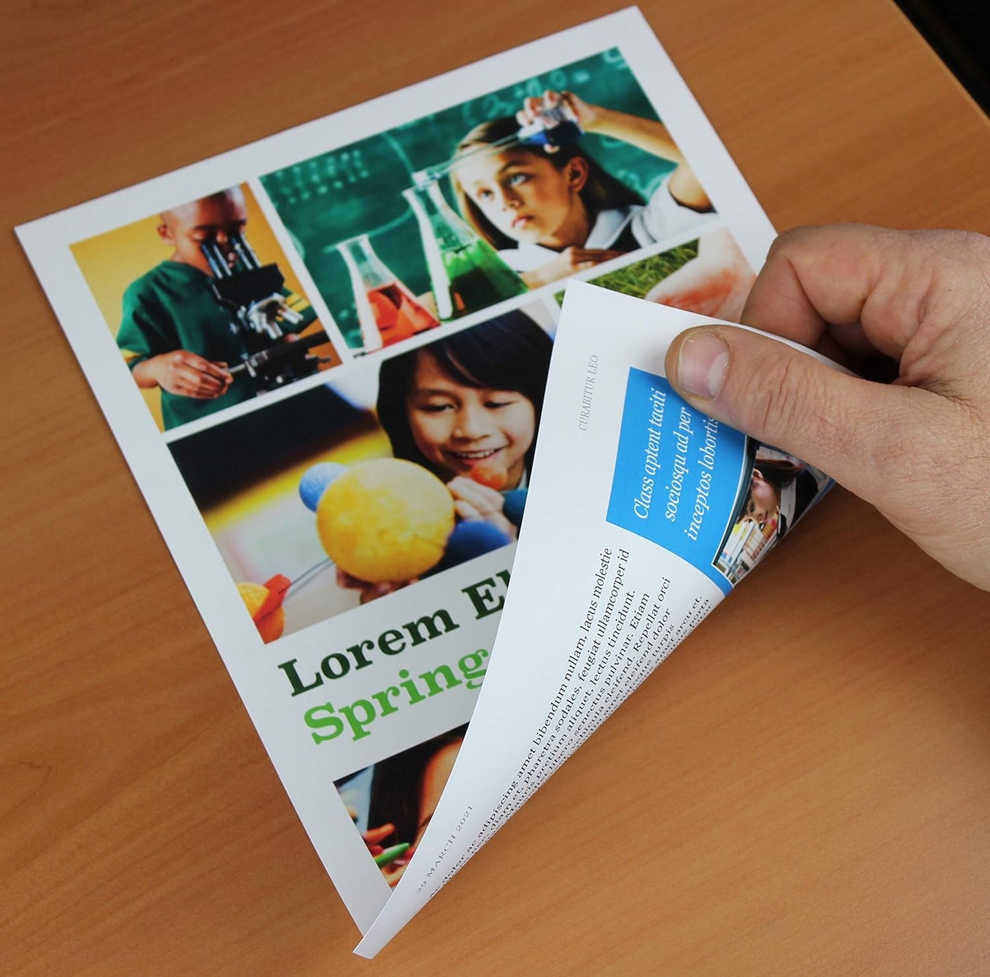 PPD Double Sided Photo Paper, Matte Brochure Paper 11 x 14 for Inkjet Printer, 130 gsm, 6.3 mil Thick for Magazine, Flyer, Presentation, Program, Instant Dry & Water Resistant (100 Sheets)