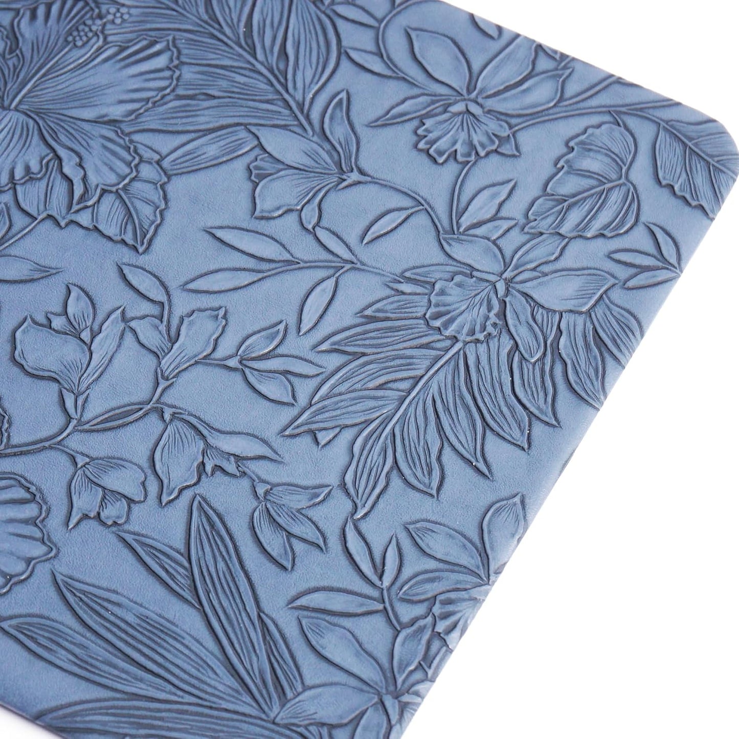 Portable Small White Board Dry Erase Board, Reusable 9.5 * 6.6in Notebook Memo, Office Home Supplies Desk Accessories(1-Carved Blue)