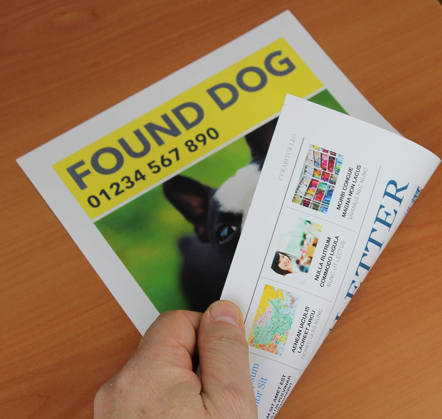 PPD Double Sided Photo Paper, Matte Brochure Paper 8.5 x 11 for Inkjet Printer, 130 gsm, 6.3 mil Thick for Magazine, Flyer, Presentation, Program, Instant Dry & Water Resistant (50 Sheets)