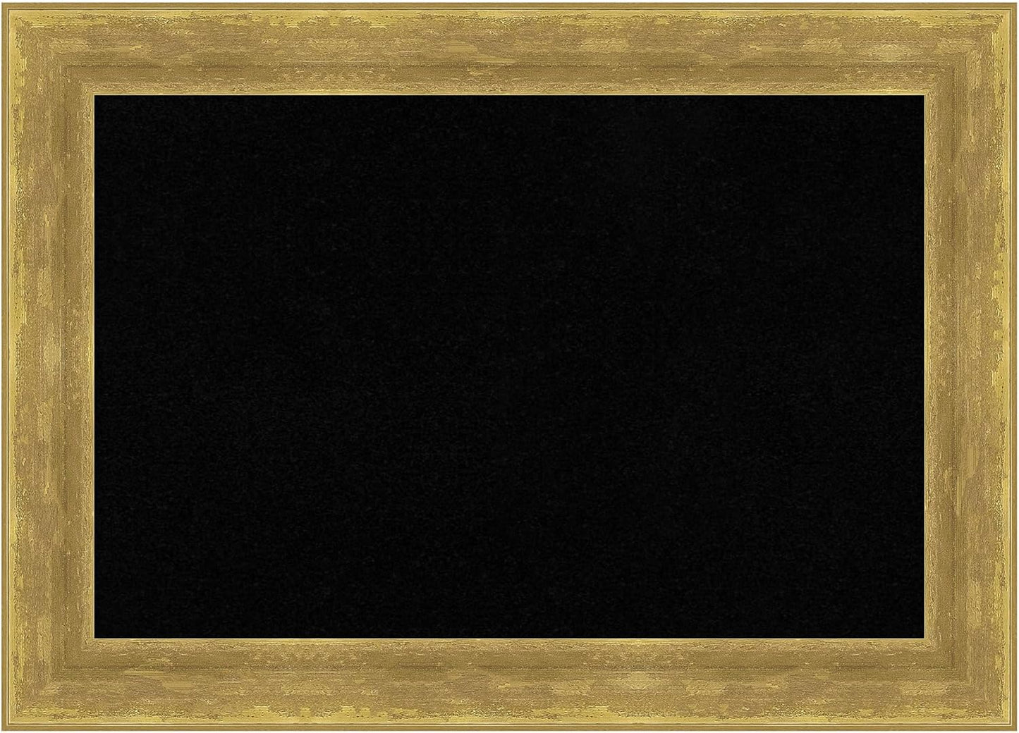 Amanti Art Black Cork Board for Wall, 15x21 Vision Board with Gold Wood Frame, Small Corkboard Office Decor for Home Organization, Modern Corkboard Pinboard to Display Items for Home Organization in