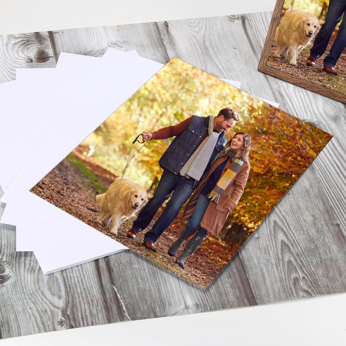 ZBEIVAN 11x17 Photo Paper, Glossy Photo Papers 25 Sheets, 11 x 17 Inkjet Printer Photo Paper for Dye Ink, 200 GSM