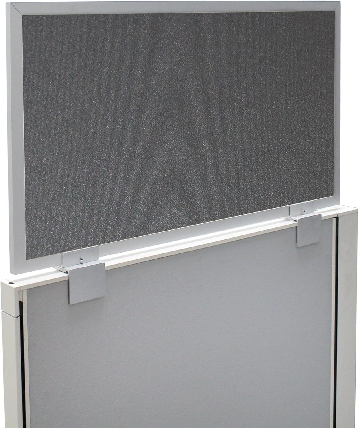 OBEX Acoustical Cubicle Privacy Screen Extender Desk Panel & Office Divider, Add Separation & Block Noise, 18" x 72", Graphite