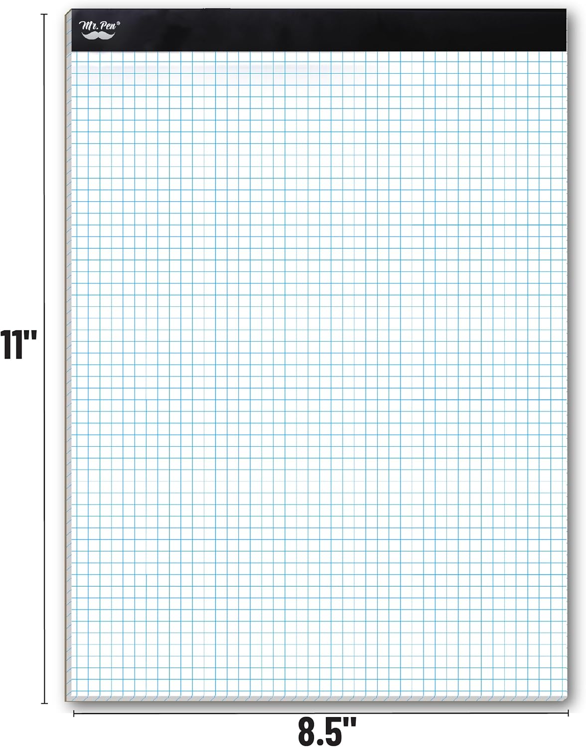 Mr. Pen Graph Paper, Grid Paper, 4x4 (4 Squares per inch), 11"x8.5", 55 Sheet