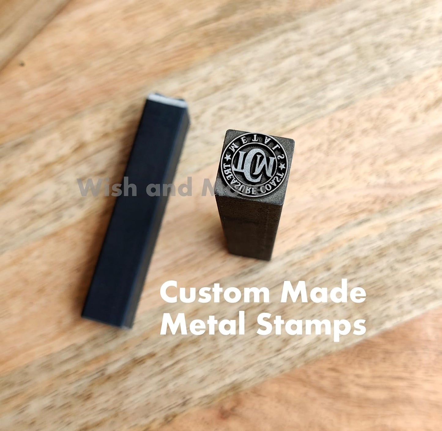 Custom Metal Stamp for Metal Stamping Punch Tool Kit, Personalized Metal Hand Stamp, Jewelry Punch Stamp, Stamps for Business Branding Logo Marking, Metal Stamping Tools for Business Branding