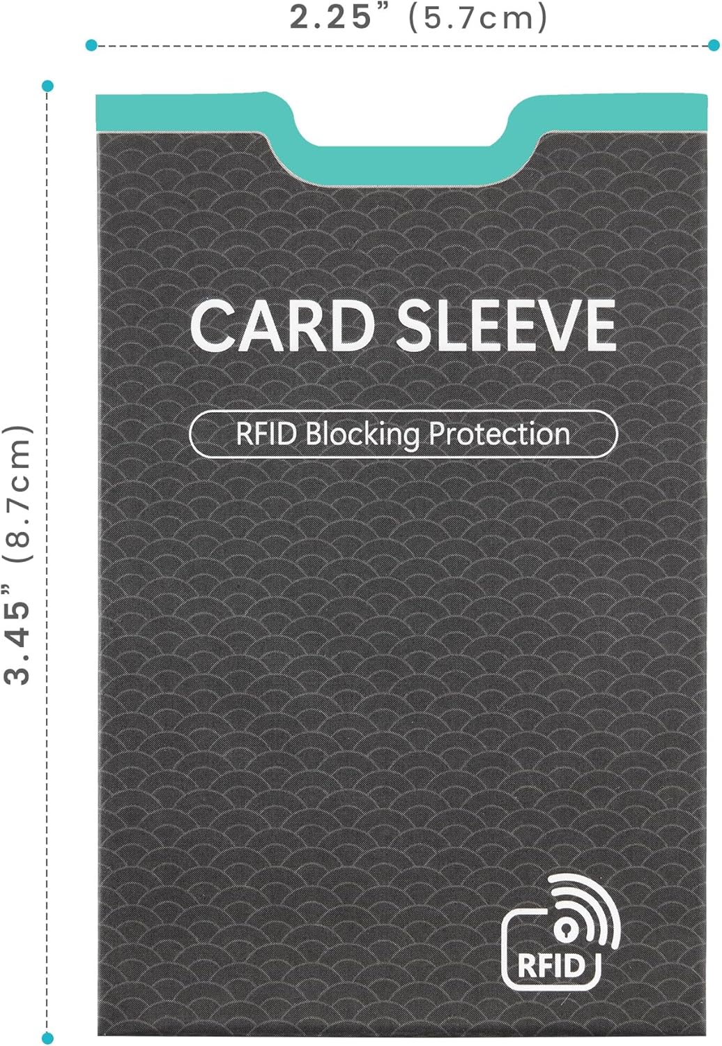 7 RFID Blocking Sleeves Identity Theft Protection Lightweight And Compact Design to Fit in Any Pocket or Wallet