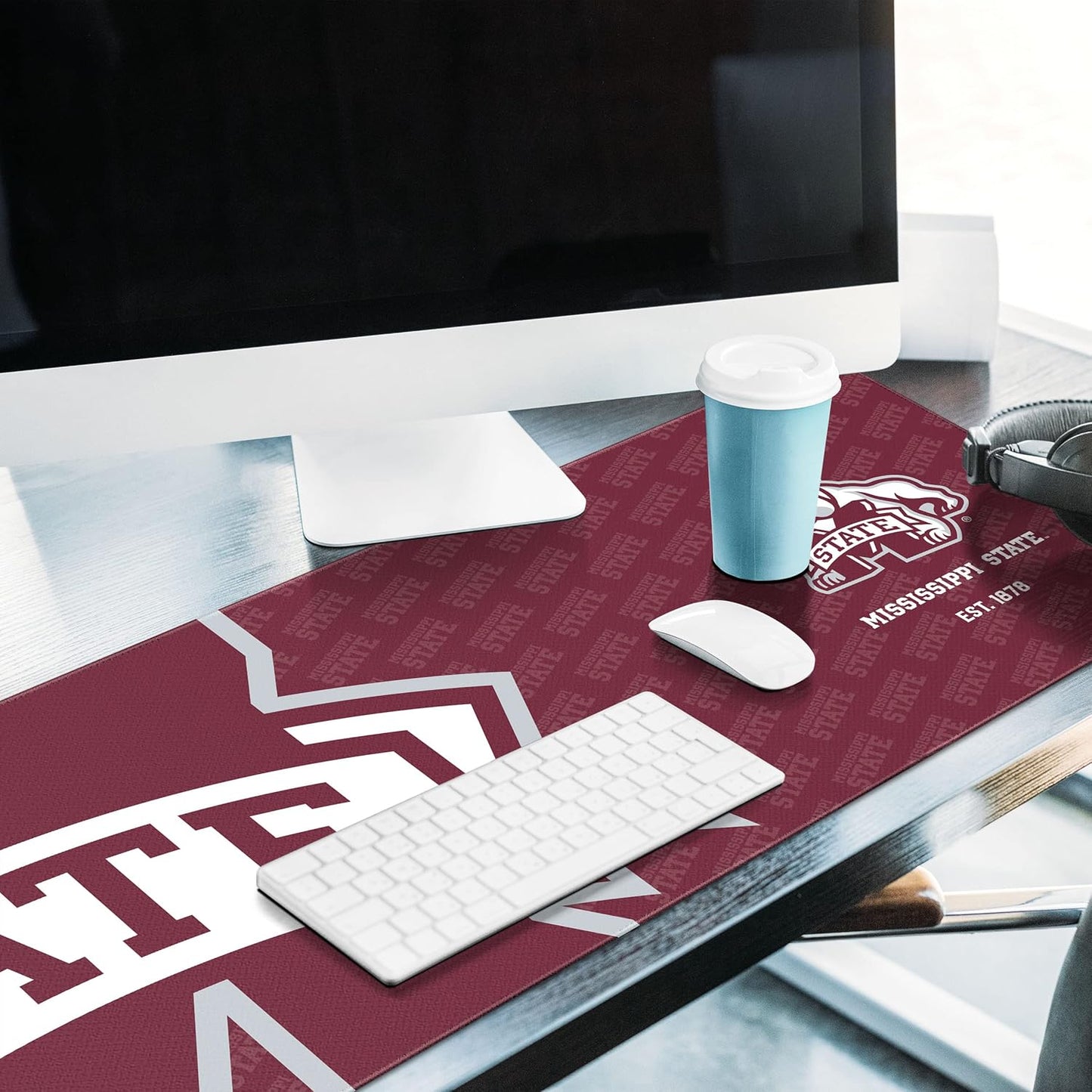 YouTheFan NCAA Mississippi State Bulldogs Logo Series Desk Pad