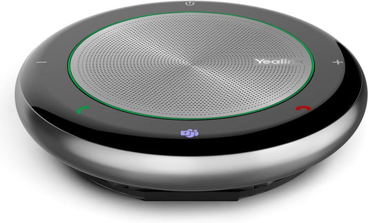 Yealink Bluetooth Speakerphone Conference Microphone Teams Certified CP700 USB Full Duplex Noise Reduction Algorithm Home Office 360° Voice Pickup (Package Without dongle)