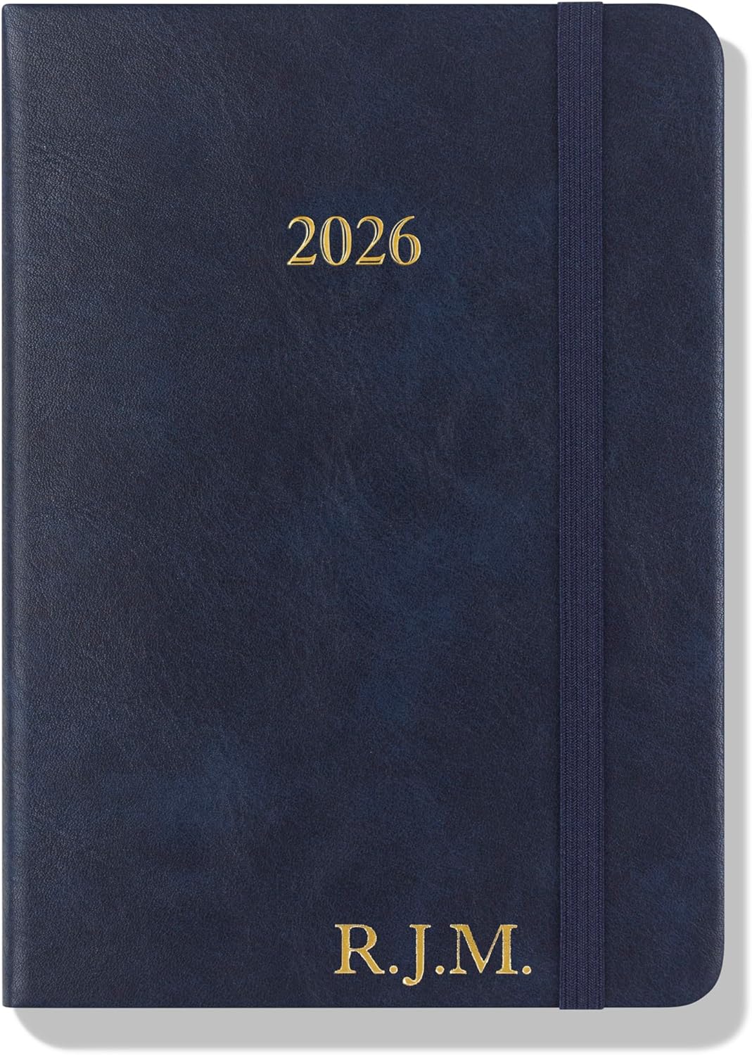 Wykeham's Executive 2026 Daily Journal Planner – US Public Holidays & Format – Customization Available (Personalized Royal Blue, 6”×4.5”)