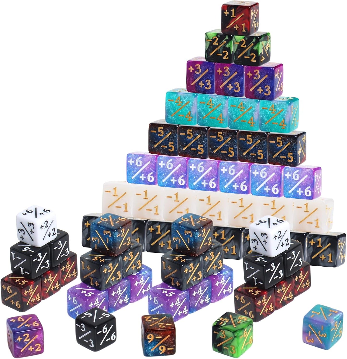 400 Dice Counter Token D6 Spindown Dice Compatible with MTG CCG Card Gaming Accessories 16mm