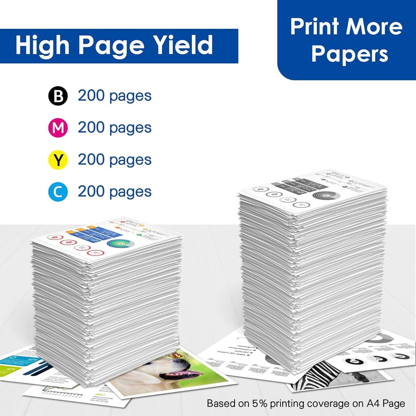 LC401 Ink Cartridges Compatible for Brother LC401 Ink Cartridges Color Standard Yield Work with Brother MFC-J1010DW MFC-J1012DW MFC-J1170DW Printer (1 Black,1 Cyan,1 Magenta,1 Yellow,4 Pack)