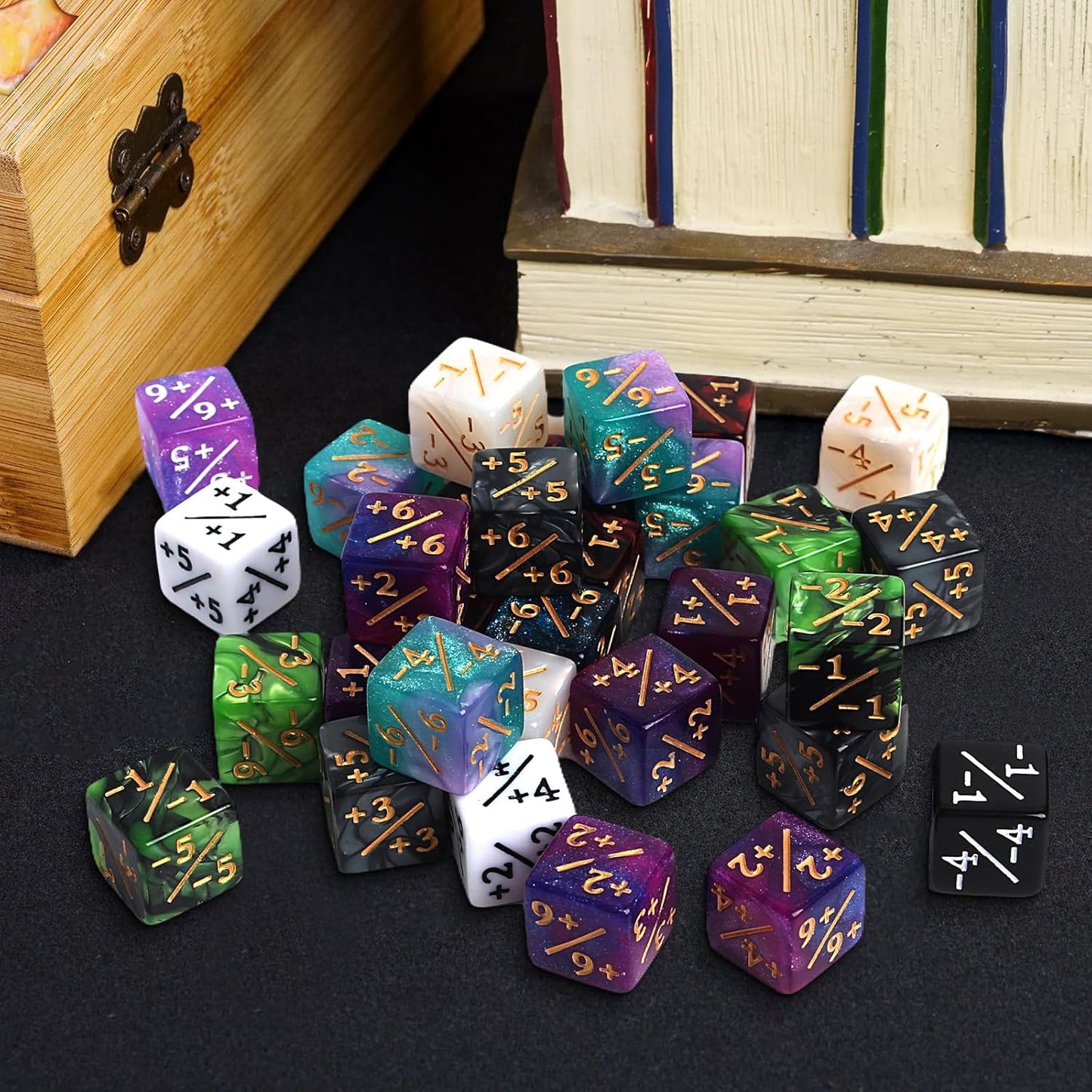 400 Dice Counter Token D6 Spindown Dice Compatible with MTG CCG Card Gaming Accessories 16mm