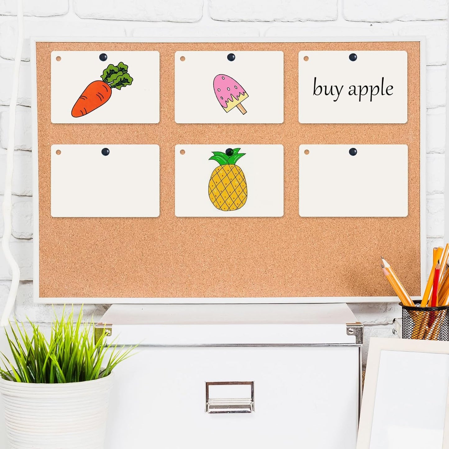 6 Pack 4x6 Inch Blank Flash Cards with Binder Rings (60 Sheets Each Pack), Blank Easy Flip Index Card Mini Study Note Cue Cards for Studying