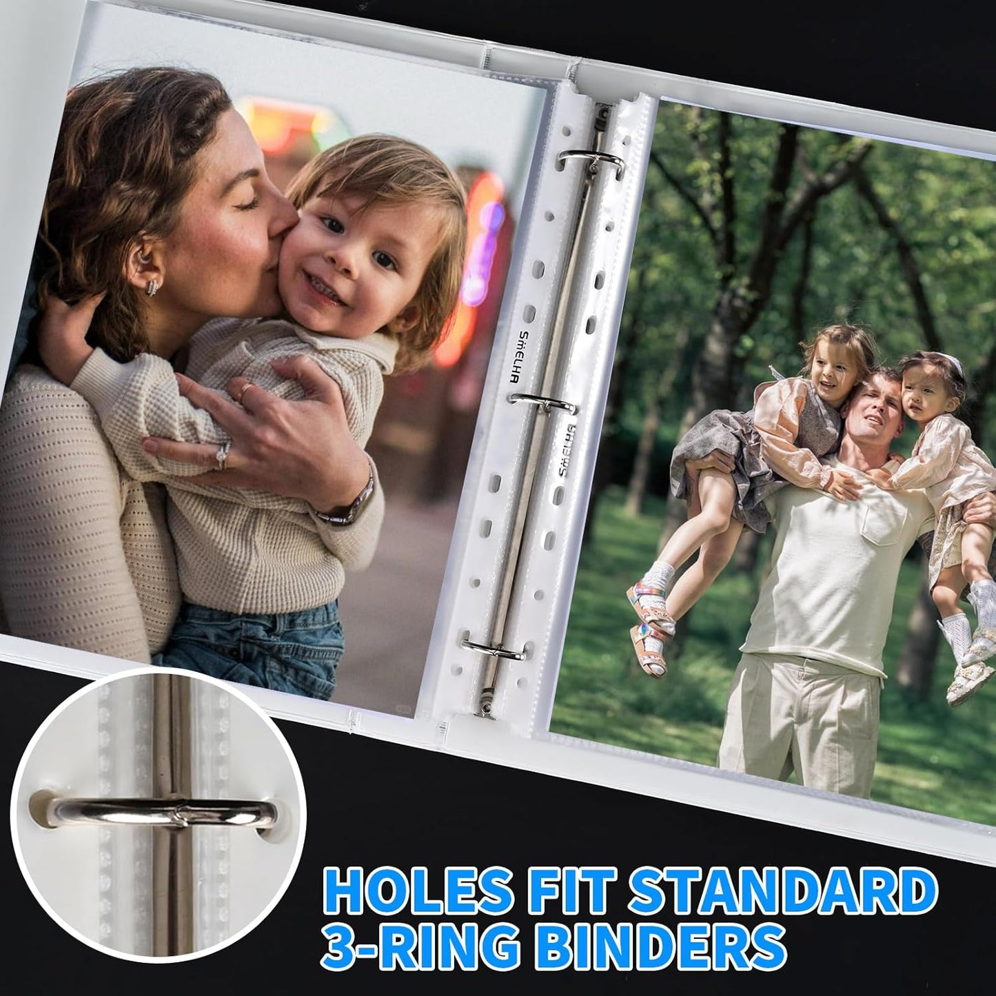 Sheet Protectors 200 Page,Page Protector 8.5" x 11" ，Upgraded Clear Plastic Page Protectors,for 3 Ring Binder, Top Loading Paper Protector with Reinforced Holes,Holds Multiple Sheets，Letter Size