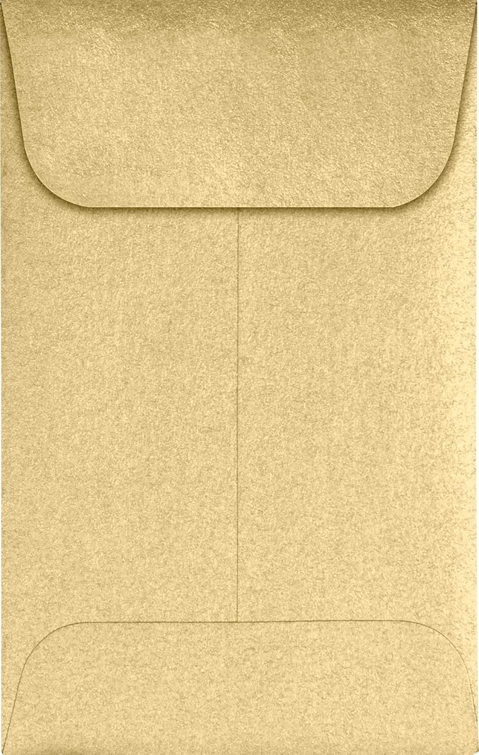 LUXPaper #1 Coin Envelopes | 2 1/4" x 3 1/2" | Blonde Metallic | 80lb. Text | 50 Qty