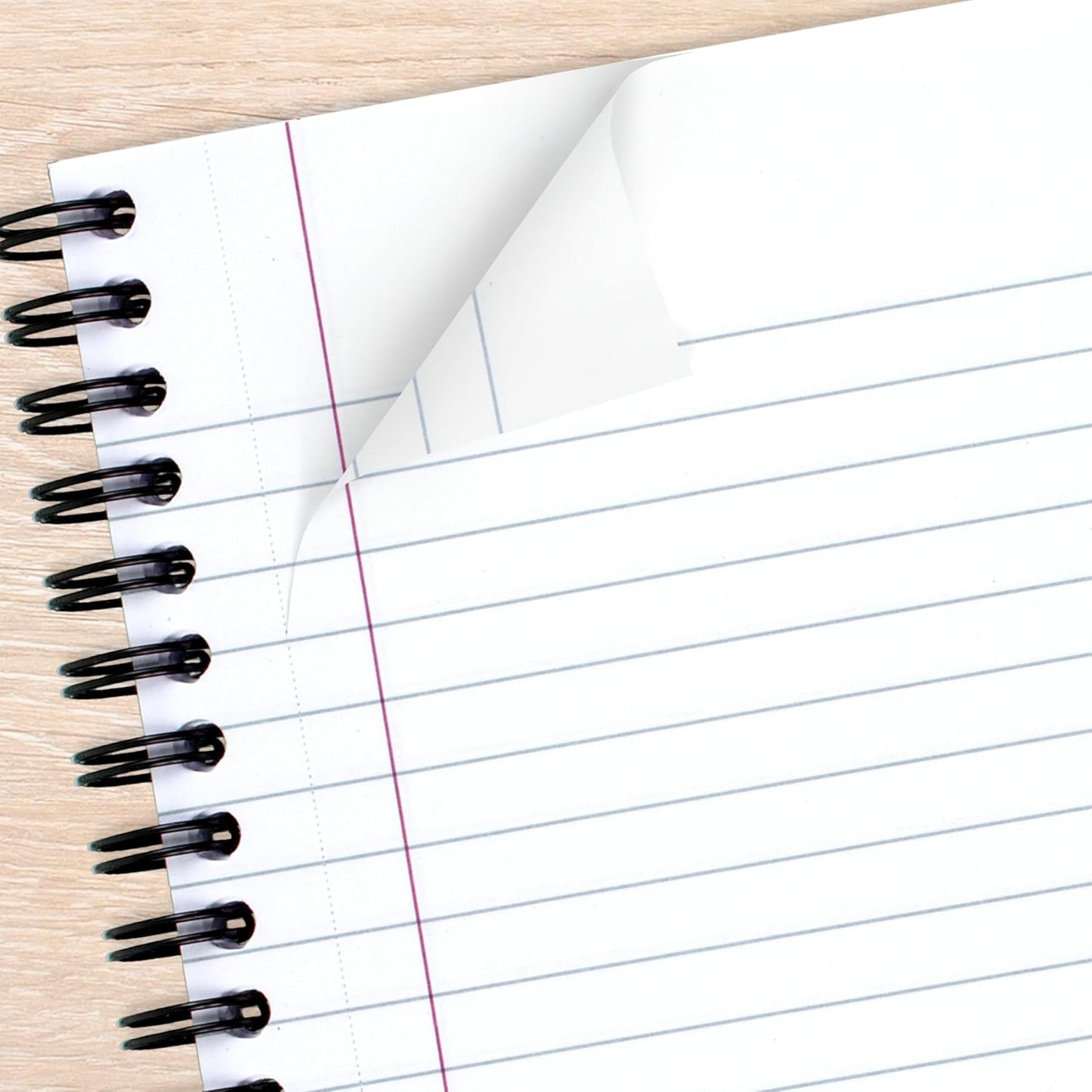 Cambridge Limited Business Notebook, Legal Ruled, 8-1/4" x 11", 80 Sheets, Soft Touch Flexible Cover, Wirebound, Blue (UN06062-20)