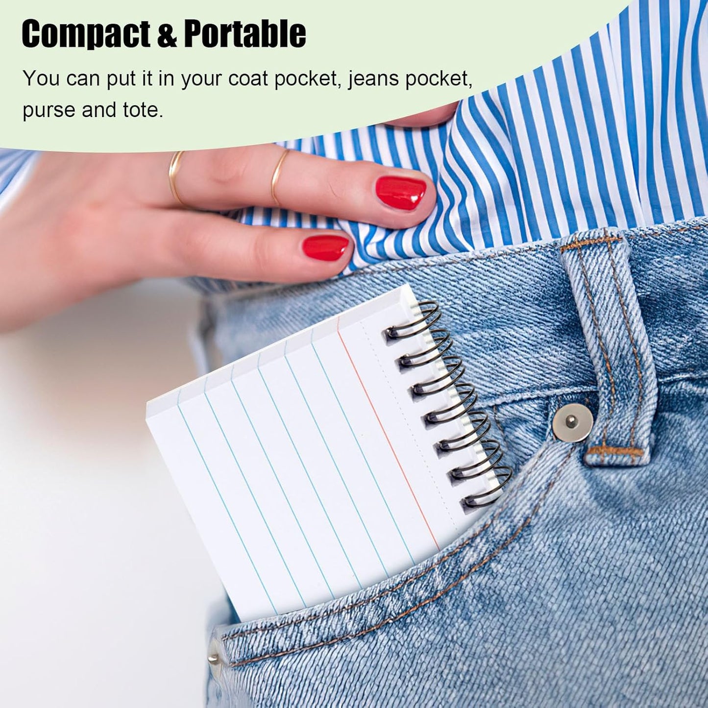 Koogel 500PCS Index Cards 3x5, Colored Ruled Index Cards with Rings for Back to School, Flashcards Heavy Notecards with Waterproof Covers for Studying School College To Do List Supplies, 5 Colors