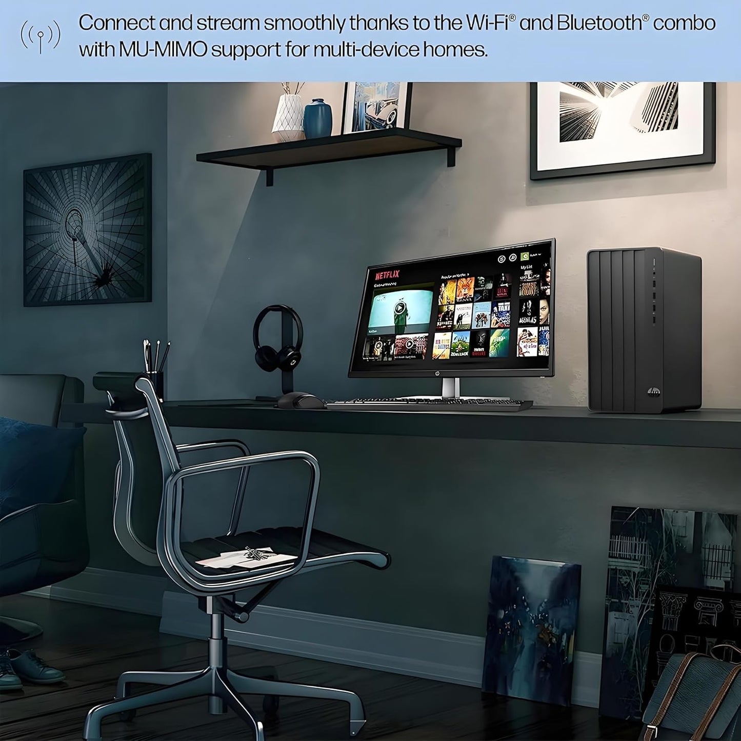 HP 290 G9 Desktop Computer, 13th Gen Intel Core i3-13100 Processor (Up to 4.50GHz)- 64GB RAM - 2TB PCIe SSD, 2TB HDD - HDMI, VGA, Wire Keyboard & Mouse, Wi-Fi, Windows 11 Pro