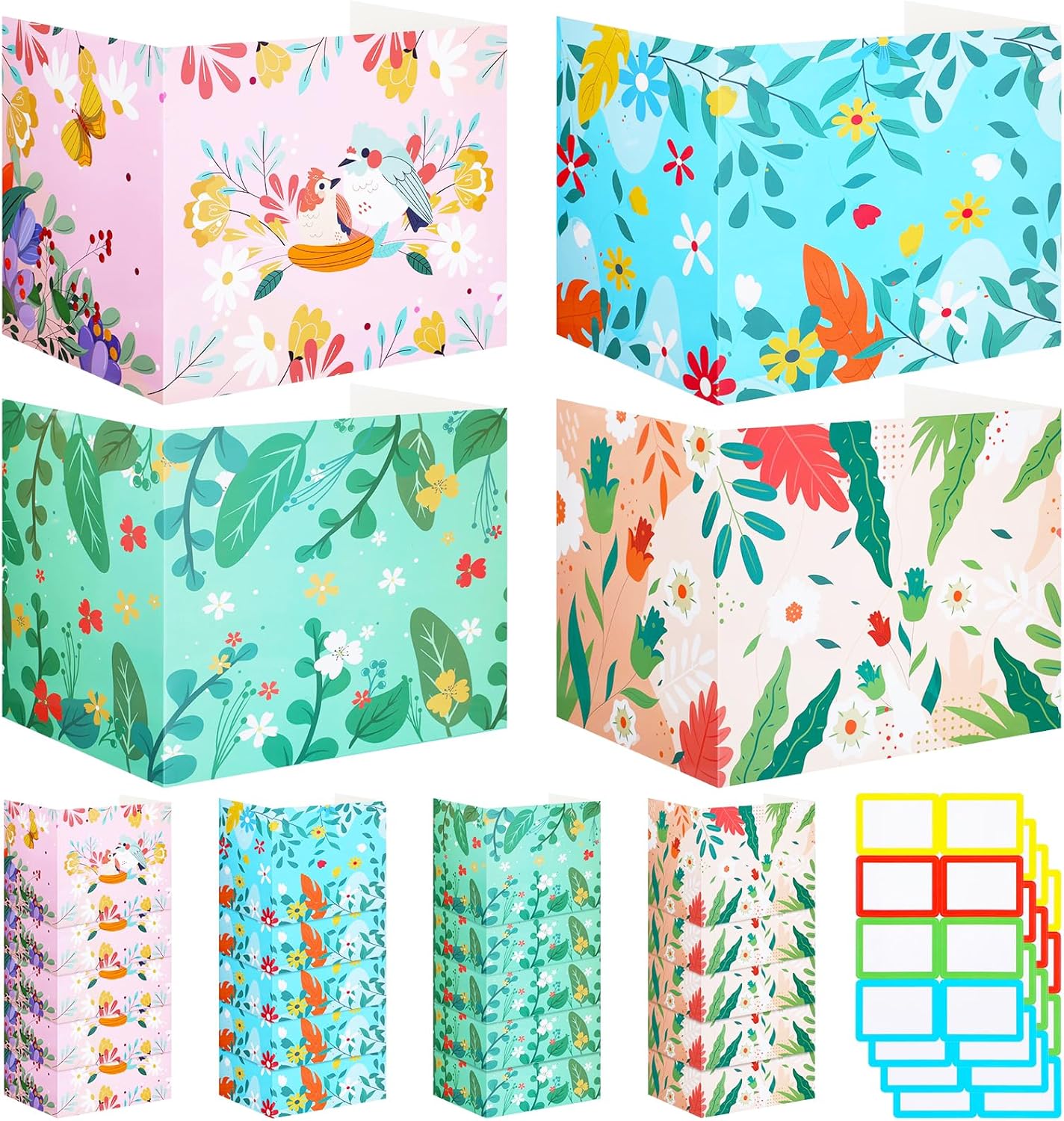 Crtiin 24 Pcs Privacy Folders for Students Desk Dividers Standard School Privacy Cardboard Board Testing Dividers Shield for Classroom Teacher Supplies Keep Eyes from roving(Fresh)