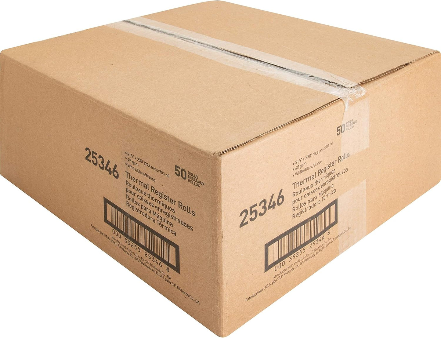 Business Source Thermal Receipt Paper Rolls - Premium Quality 3 1/8" x 230 ft Thermal Paper with 7/16" Core - Crystal Clear Print Technology