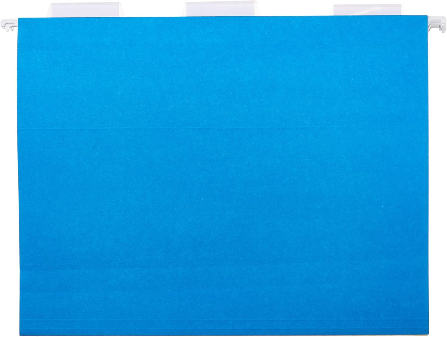 Amazon Basics Hanging Organizer File Folders for Efficient Filing, Assorted Colors, Letter Size (Pack of 25)