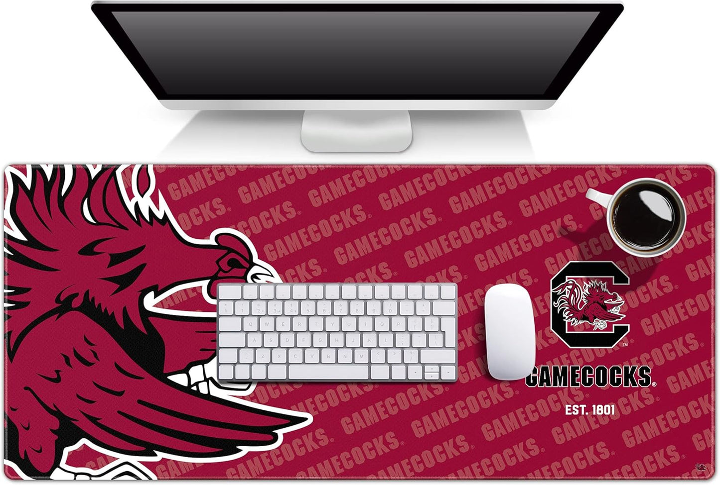 YouTheFan NCAA South Carolina Gamecocks Logo Series Desk Pad